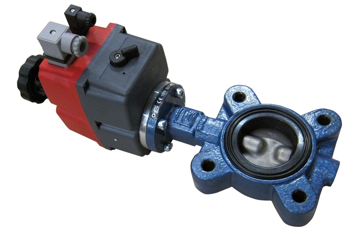 Boiler on-off valve