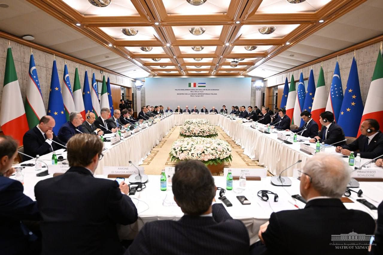 Ferroli partecipa al Round Table con il Presidente della Repubblica dell'Uzbekistan